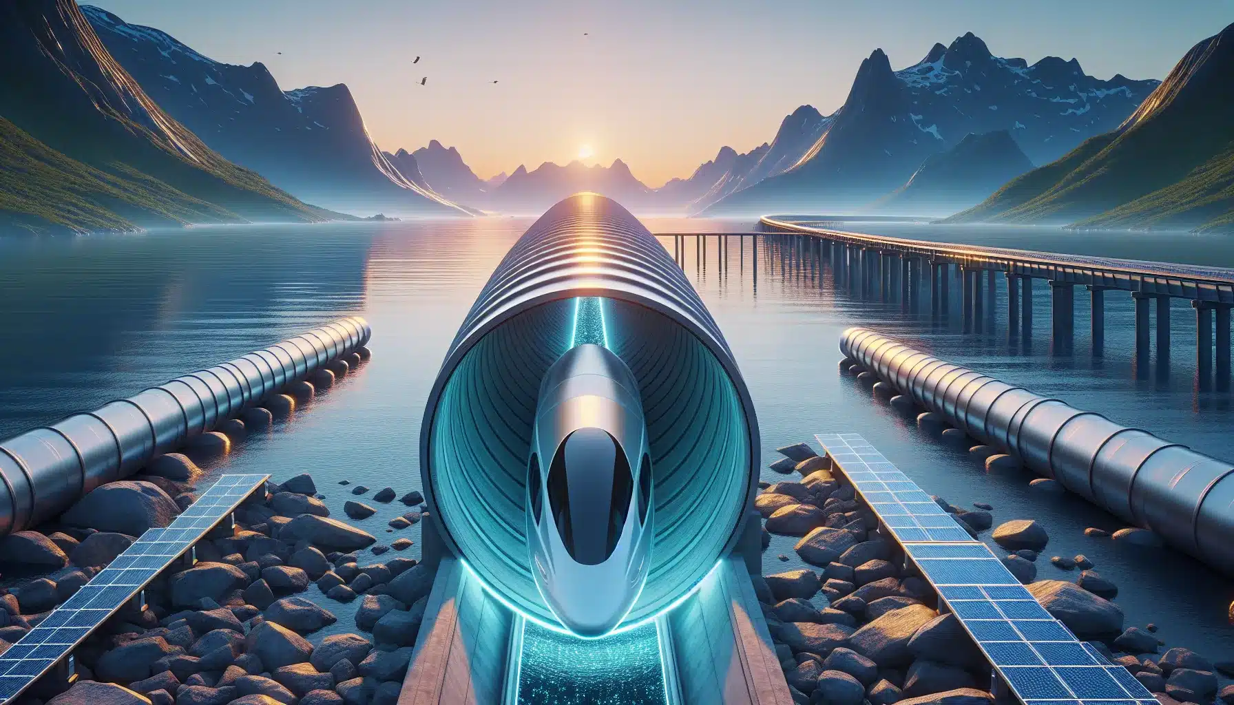 Hyperloop og elektriske fly: fremtidens raskeste transport og milj&oslash;vennlige reiser &ndash; illustrasjon 1