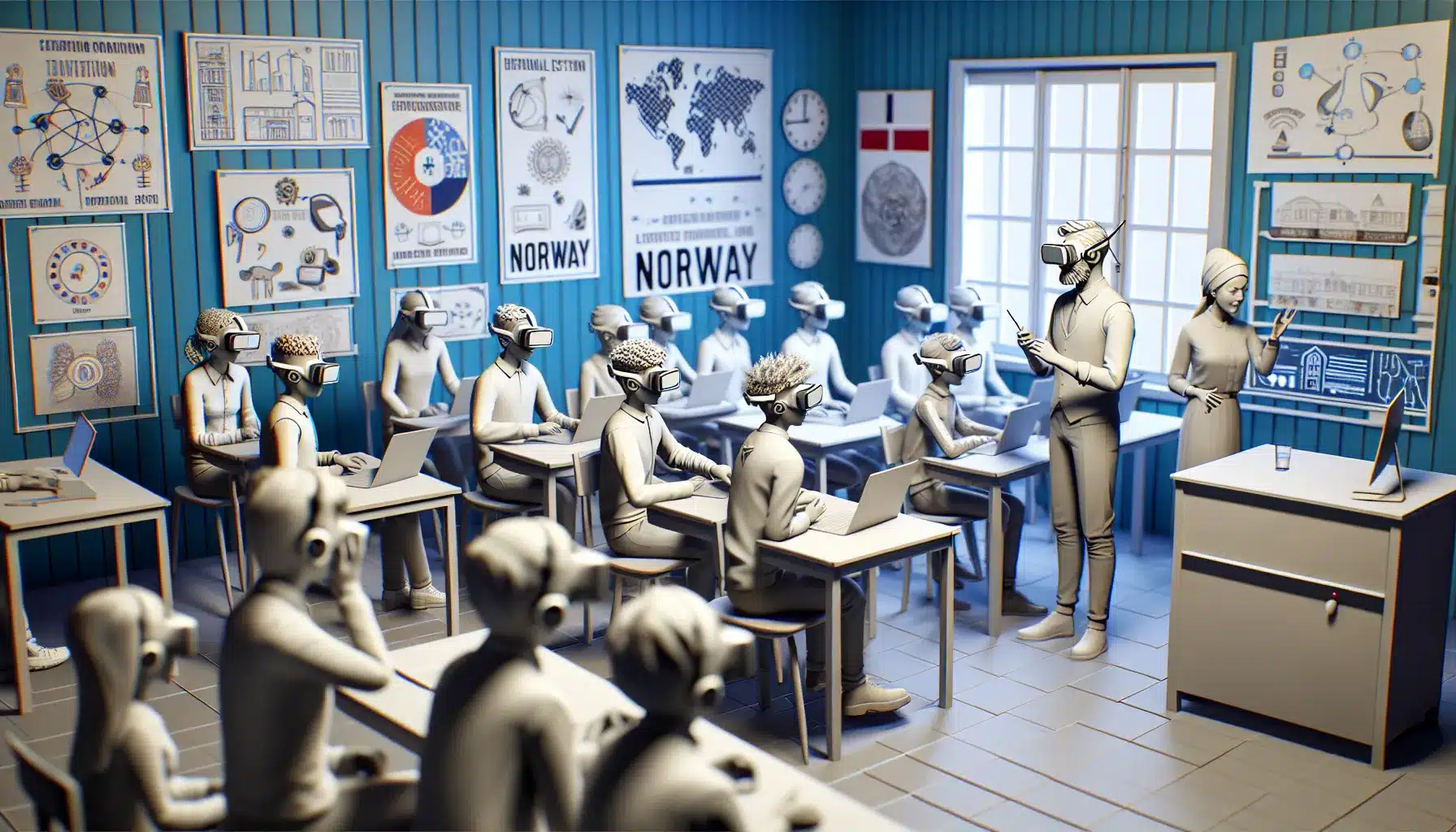 Fremskritt innen el&aelig;ring: hvordan vr og ar transformerer undervisning i norske klasserom &ndash; illustrasjon 1